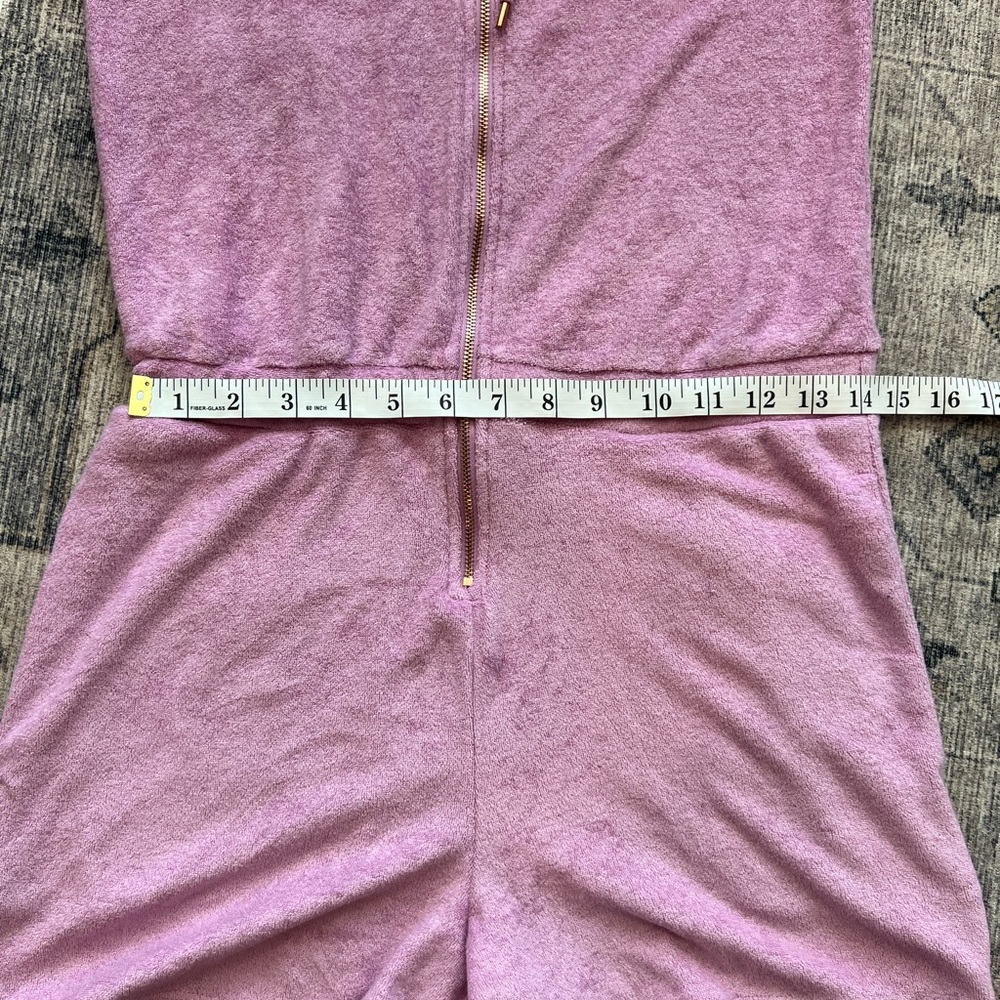 Yitty women’s terry short heart pocket onesie romper size small - Picture 12 of 12